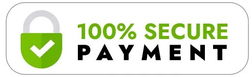 100% Secure payment