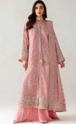 Pink Colour Sharara For Wedding Guestssss (1)