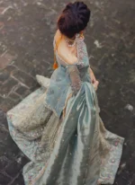 Ice Blue Bridal Sharara 2