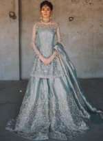Ice Blue Bridal Sharara 3