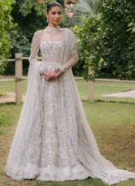 New Ivory Bridal Peshwas