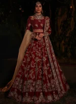 Red Bridal Lehenga 2