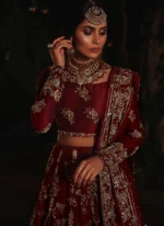 Red Bridal Lehenga 3