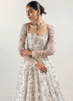 new ivory bridal peshwas