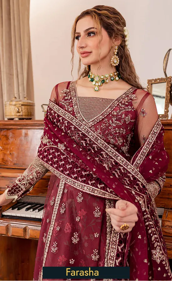 Embroidered Net Tabeer Valentina 3 1