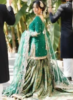 Green Bridal Sharara