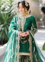 Green Bridal Sharara