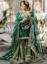 Green Bridal Sharara