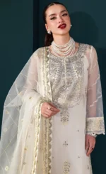 White and Gold Salwar Kameez​ For Wedding Guestsss (3)
