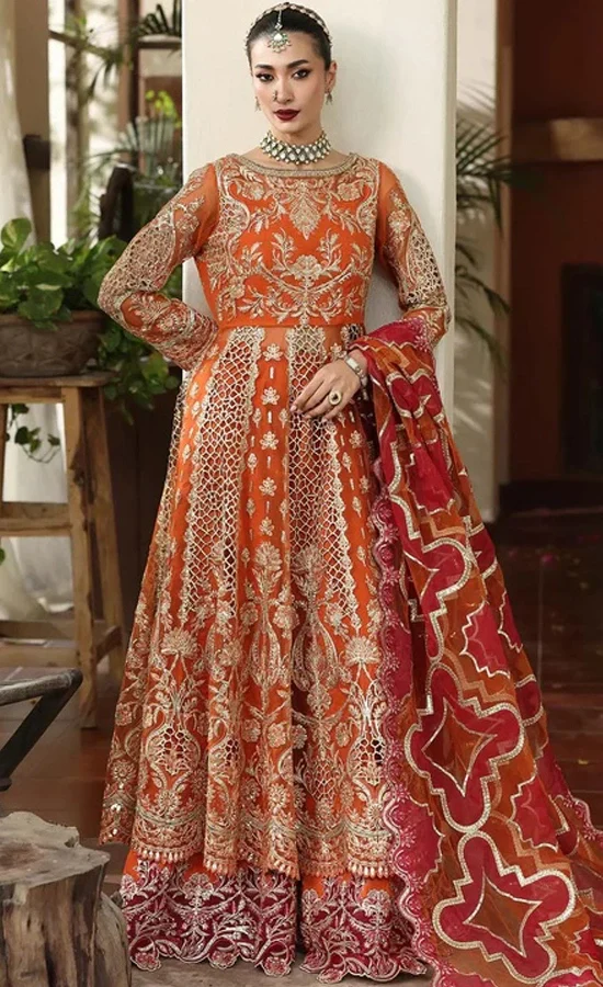 open lace back dress Simple A Line Satin Orange Long Prom Dresses, Orange Long Formal Evening Dresses, US 14 / Orange / No Rush main image 0