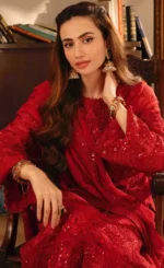 Red Colour Salwar Suit For Wedding Guests