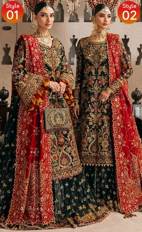 Black sharara suit for wedding guests with elegant embroidery and traditional detailing