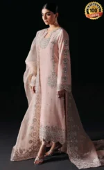 Buy Asim Jofa Lilac Colour Shalwar Kameez For Wedding Guests (2)