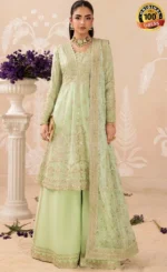 Green Color Punjabi Suit​ For Wedding Guests s (1)