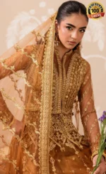 Brown Anarkali Suit For Wedding Guests (1)