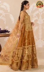 Brown Anarkali Suit For Wedding Guests (4)