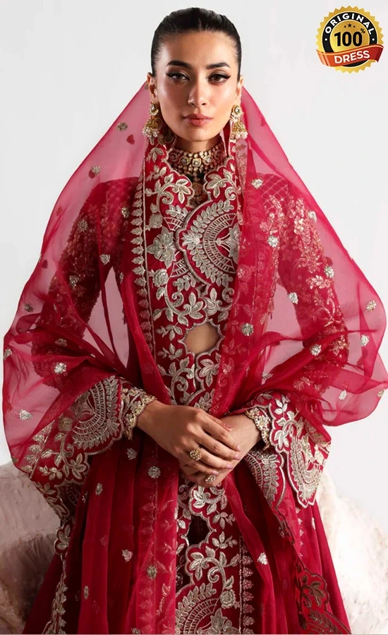 Maroon Lehenga for Wedding Guests (1)
