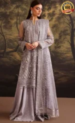 Purple Sharara For Wedding Guests (2)