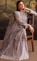 Purple Sharara For Wedding Guests (3)