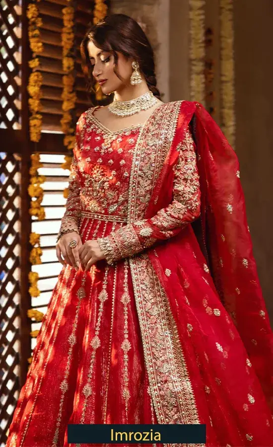 Frock with Lehenga For Wedding Guests