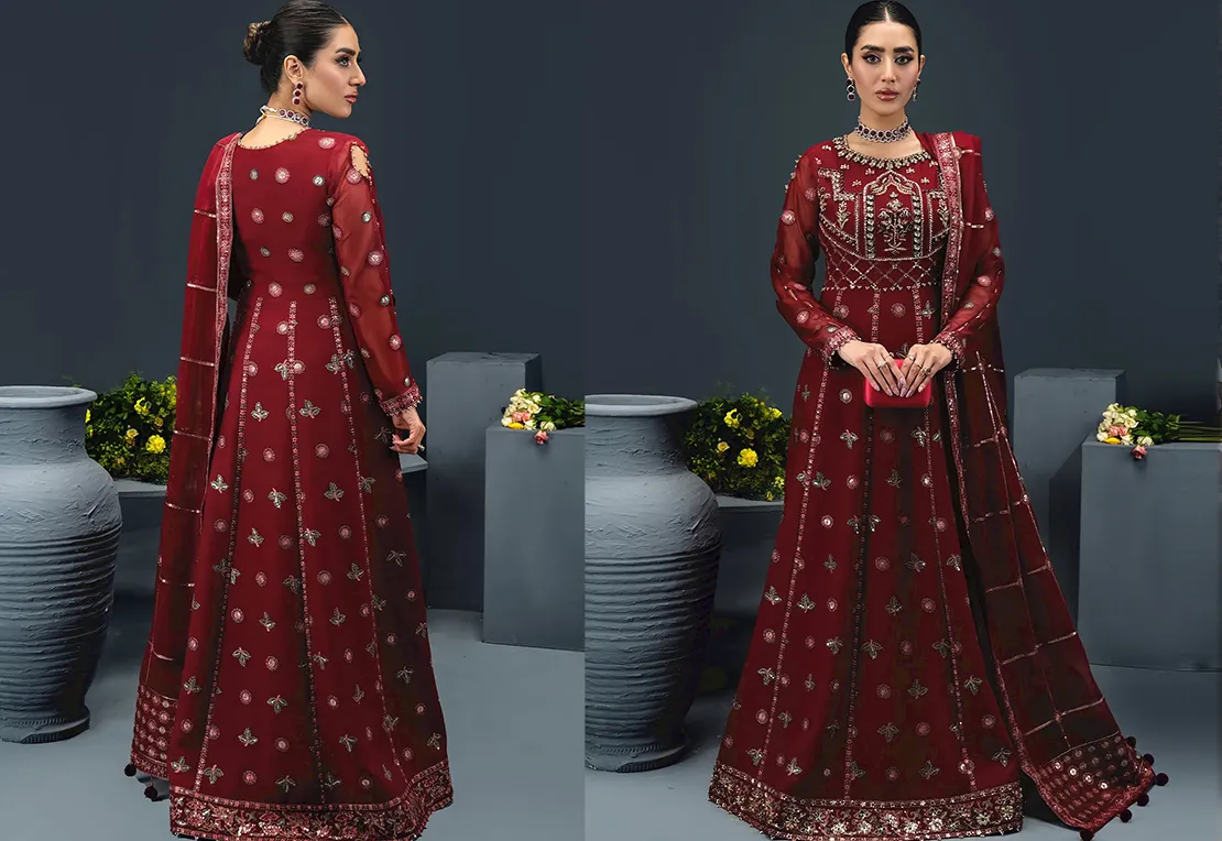 Angrakha Frock