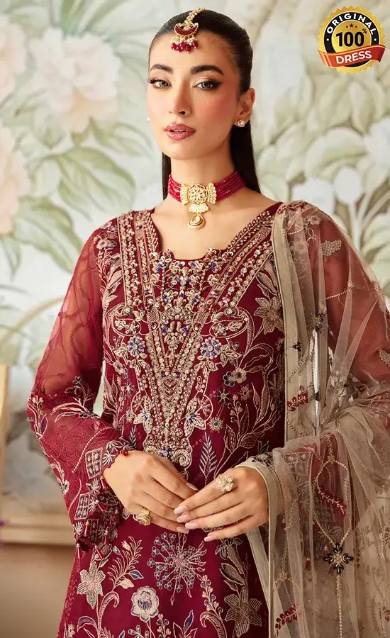 Embroidered Organza - M-1201