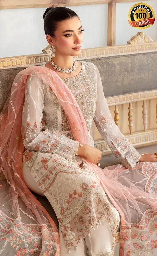 Embroidered Organza - M-1203