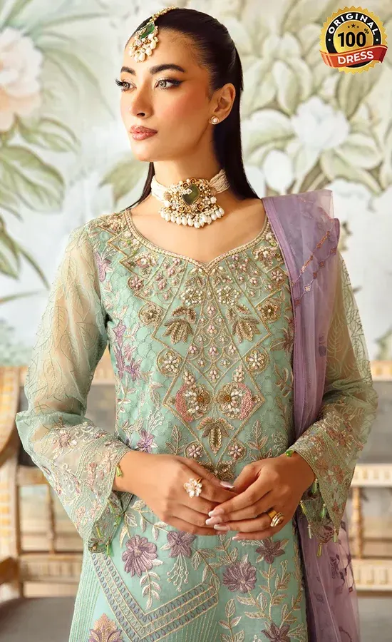 Embroidered Organza - M-1204