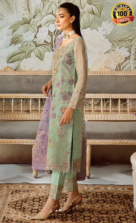Embroidered Organza - M-1204