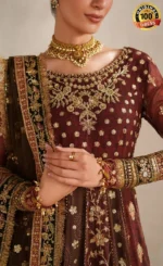 Maroon Anarkali Suit​ For Wedding Guests (4)