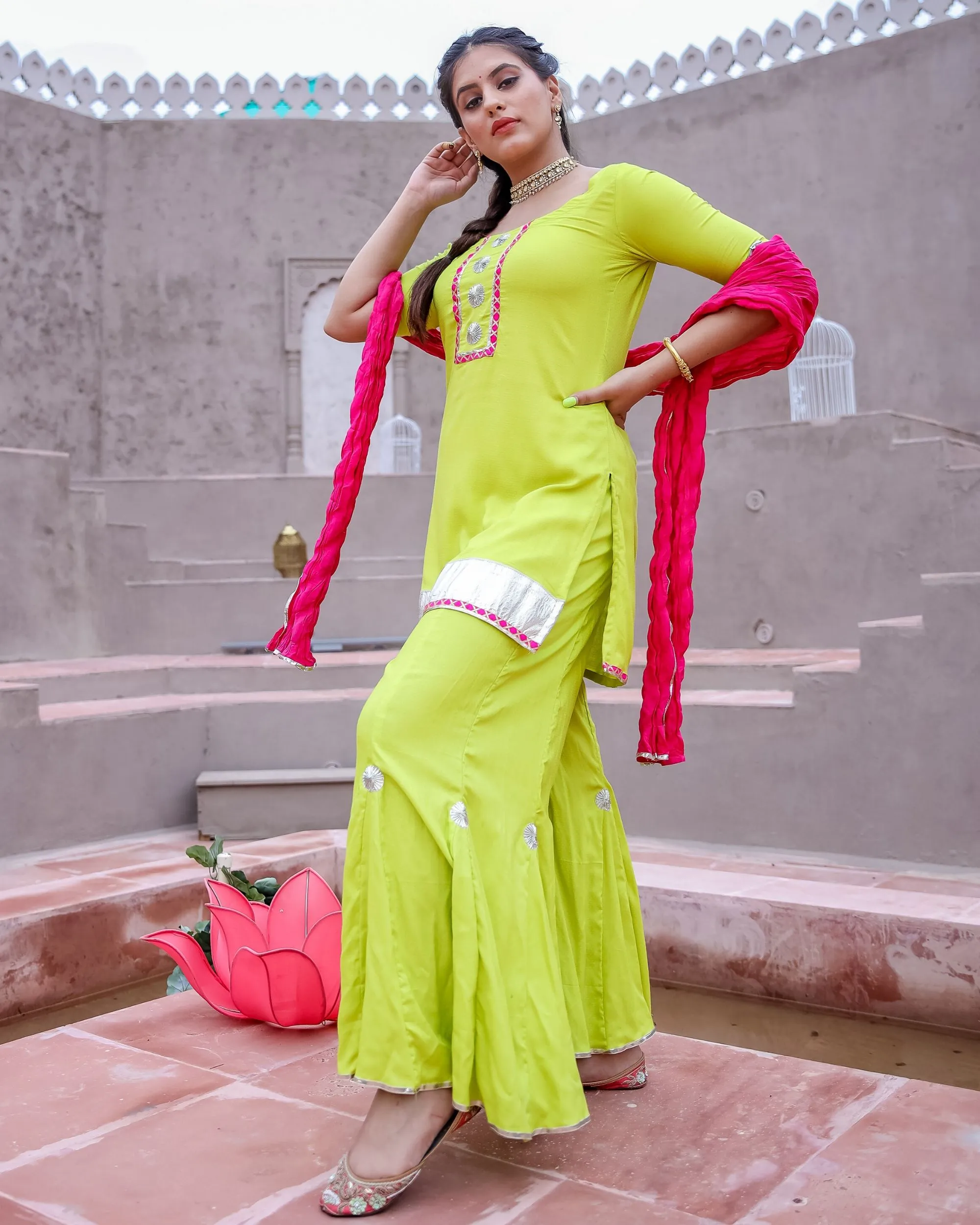 How to Add a Splash of Neon to Your Mehndi Look