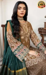 Embroidered Chiffon - I-210 Tabaan