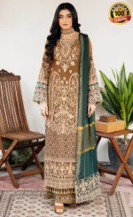 Embroidered Chiffon - I-210 Tabaan