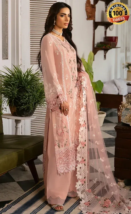 Embroidered Chiffon - Q-101