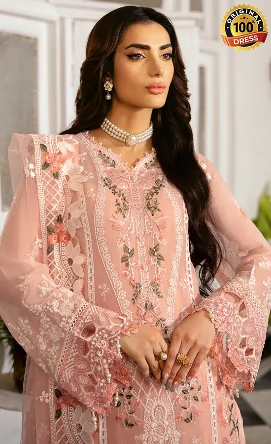 Embroidered Chiffon - Q-101