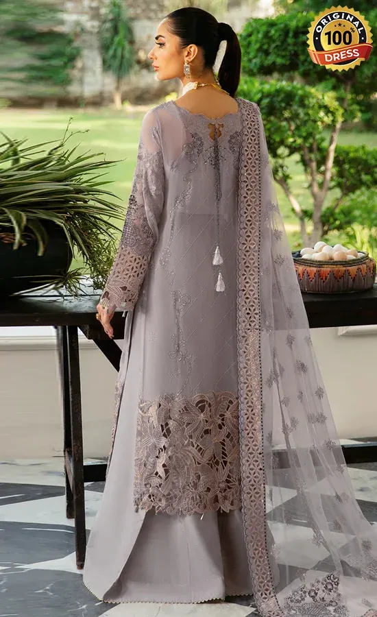 Embroidered Chiffon - Q-104