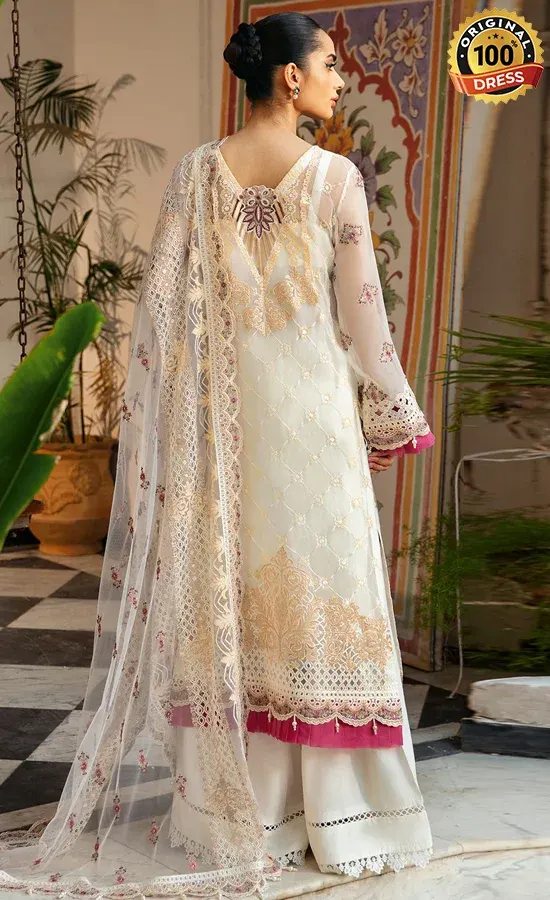 Embroidered Chiffon - Q-107
