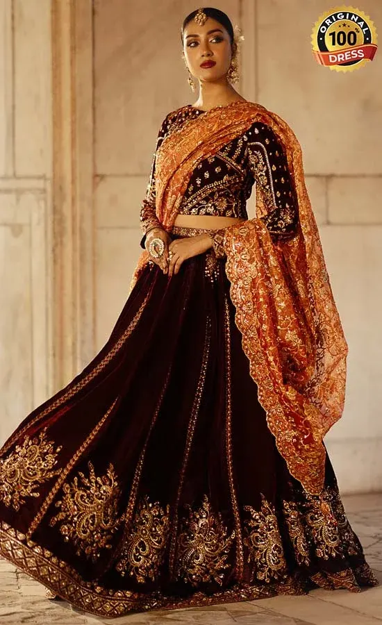 Embroidered Velvet - Dastoor Look 06