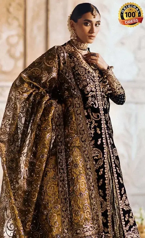 Embroidered Velvet - Dastoor Look 08