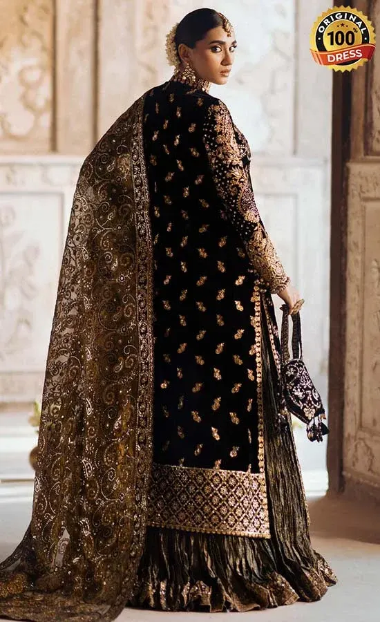 Embroidered Velvet - Dastoor Look 08