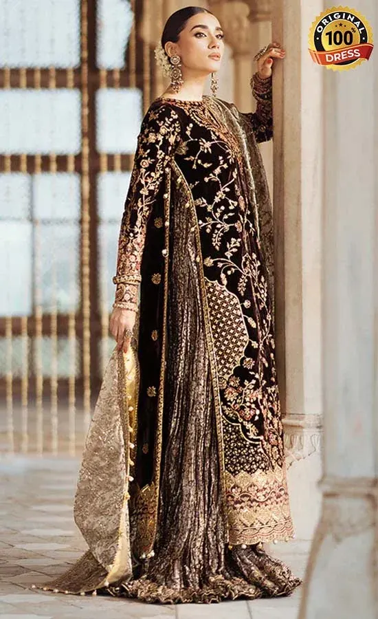 Embroidered Velvet - Dastoor Look 09