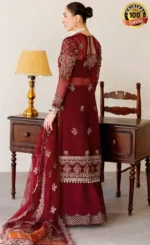 Maroon Salwar Kameez For Wedding Guests (1)