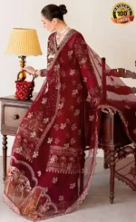 Maroon Salwar Kameez For Wedding Guests (3)