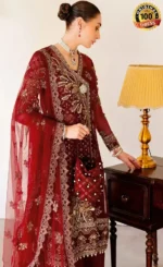 Maroon Salwar Kameez For Wedding Guests (4)
