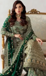 Pakistani Mehndi Dress For Wedding Guestsss (4)