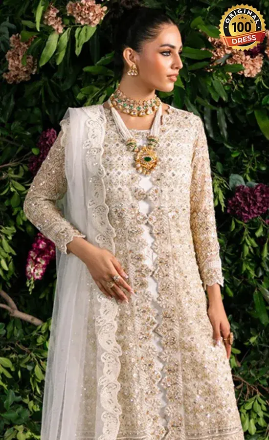 Embroidered Net - Jaleh MS40076