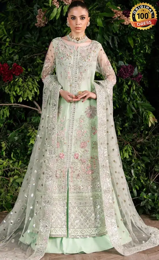 Embroidered Net - SEPIDEH - MS40084-3 Embroidered Net - Sepideh - MS40084