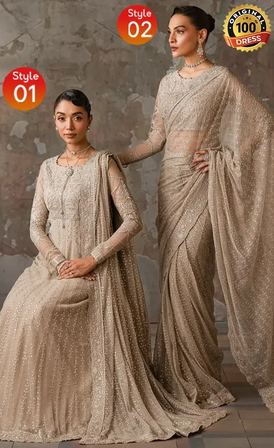 Embroidered Net - ZEF 02 Breeze