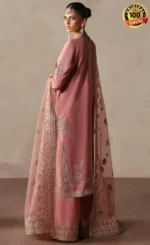 Embroidered Raw Silk - Gulrukh