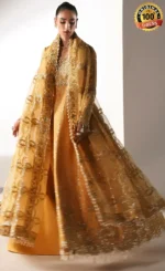 Orange bridesmaid Gown For Wedding Guests (2)